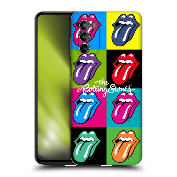 The Rolling Stones Licks Collection Pop Art 1 Soft Gel Case for Motorola Moto G82 5G