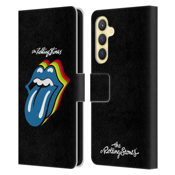 The Rolling Stones Licks Collection Pop Art 2 Leather Book Wallet Case Cover For Samsung Galaxy S23 FE 5G