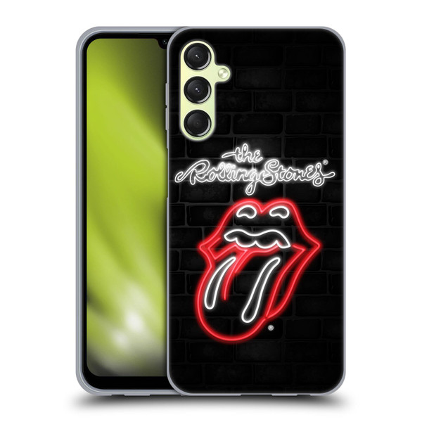 The Rolling Stones Licks Collection Neon Soft Gel Case for Samsung Galaxy A24 4G / Galaxy M34 5G
