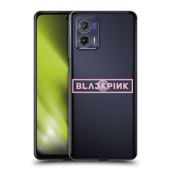 Blackpink The Album Logo Soft Gel Case for Motorola Moto G73 5G
