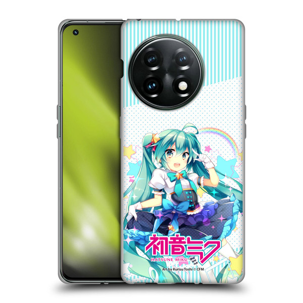 Hatsune Miku Graphics Stars And Rainbow Soft Gel Case for OnePlus 11 5G