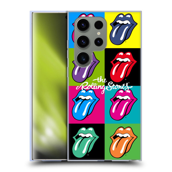 The Rolling Stones Licks Collection Pop Art 1 Soft Gel Case for Samsung Galaxy S24 Ultra 5G