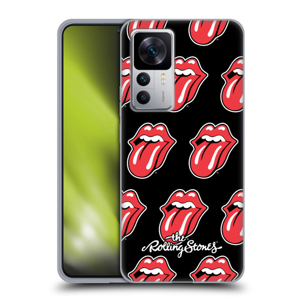 The Rolling Stones Licks Collection Tongue Classic Pattern Soft Gel Case for Xiaomi 12T 5G / 12T Pro 5G / Redmi K50 Ultra 5G