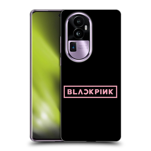 Blackpink The Album Pink Logo Soft Gel Case for OPPO Reno10 Pro+