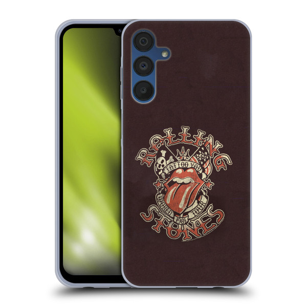 The Rolling Stones Tours Tattoo You 1981 Soft Gel Case for Samsung Galaxy A15