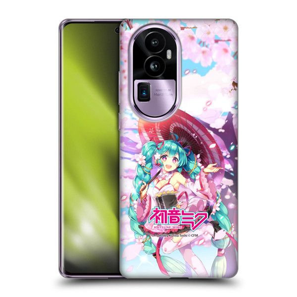 Hatsune Miku Graphics Sakura Soft Gel Case for OPPO Reno10 Pro+