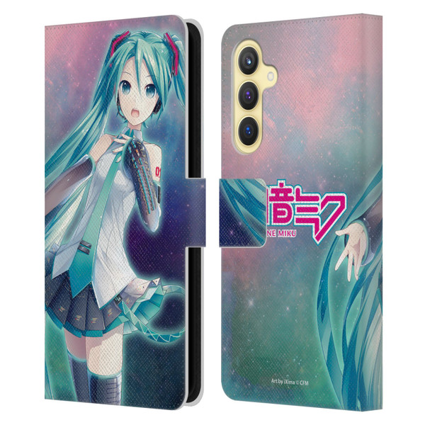 Hatsune Miku Graphics Nebula Leather Book Wallet Case Cover For Samsung Galaxy S23 FE 5G