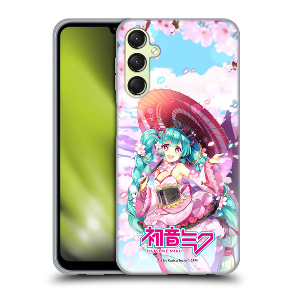 Hatsune Miku Graphics Sakura Soft Gel Case for Samsung Galaxy A24 4G / Galaxy M34 5G