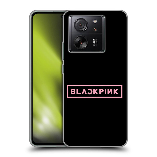 Blackpink The Album Pink Logo Soft Gel Case for Xiaomi 13T 5G / 13T Pro 5G