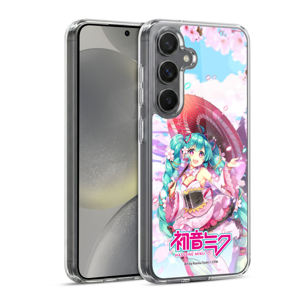 Hatsune Miku Graphics Sakura Soft Gel Case for Samsung Galaxy S24 5G & MagSafe
