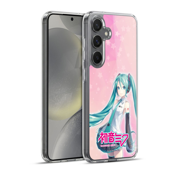 Hatsune Miku Graphics Star Soft Gel Case for Samsung Galaxy S24+ 5G & MagSafe