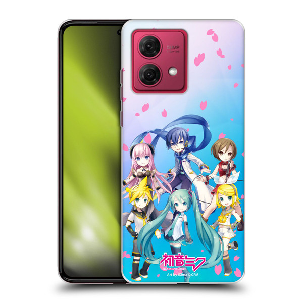 Hatsune Miku Virtual Singers Sakura Soft Gel Case for Motorola Moto G84 5G