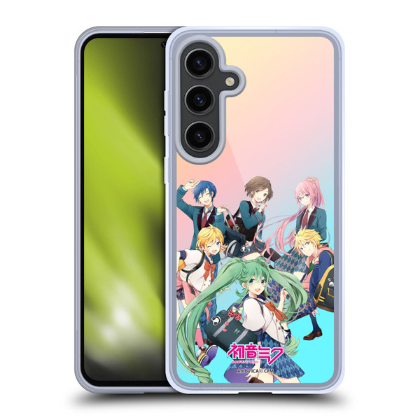 Hatsune Miku Virtual Singers High School Soft Gel Case for Samsung Galaxy S24+ 5G
