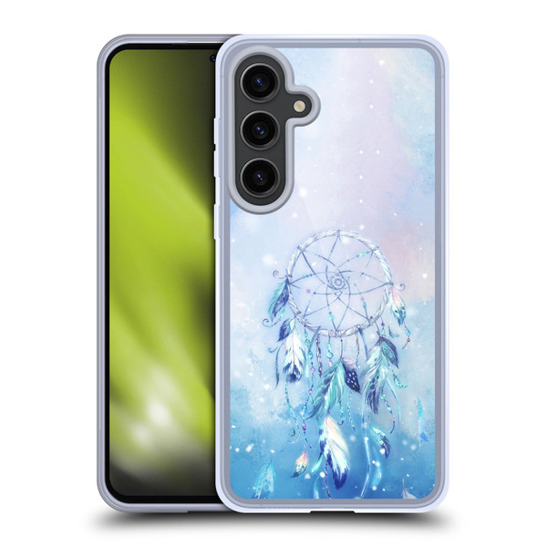 Simone Gatterwe Assorted Designs Blue Dreamcatcher Soft Gel Case for Samsung Galaxy S24+ 5G