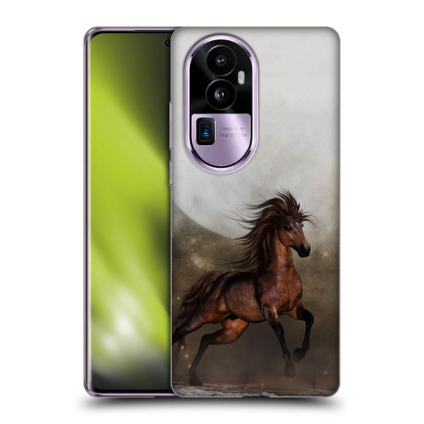 Simone Gatterwe Horses Brown Soft Gel Case for OPPO Reno10 Pro+