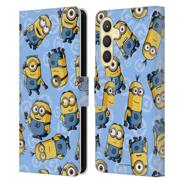 Despicable Me Minion Graphics Character Pattern Leather Book Wallet Case Cover For Samsung Galaxy S23 FE 5G