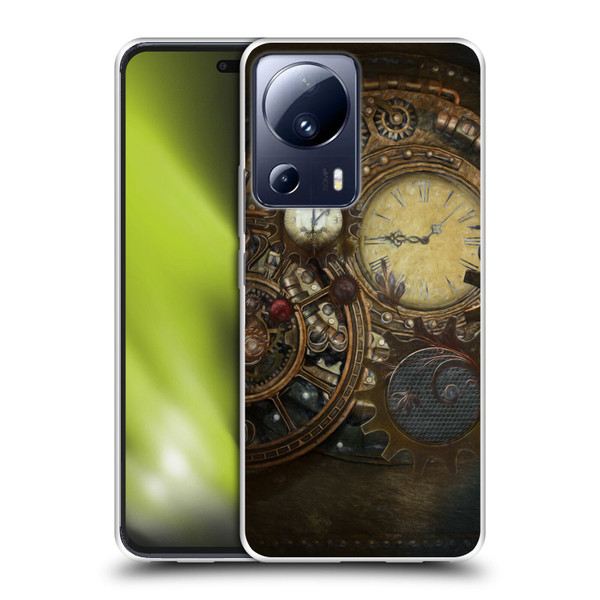 Simone Gatterwe Steampunk Clocks Soft Gel Case for Xiaomi 13 Lite 5G