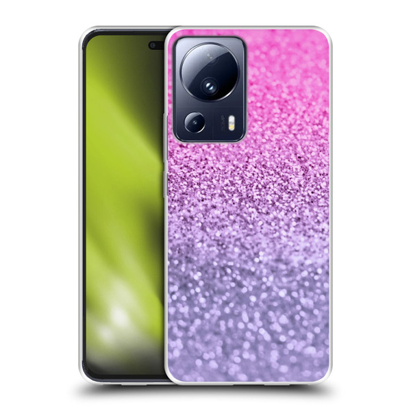 Monika Strigel Glitter Collection Lavender Pink Soft Gel Case for Xiaomi 13 Lite 5G