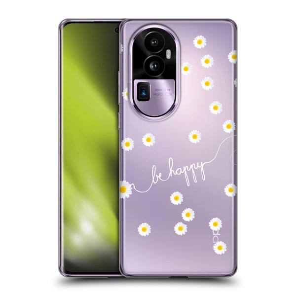 Monika Strigel Happy Daisy Clear Soft Gel Case for OPPO Reno10 Pro+