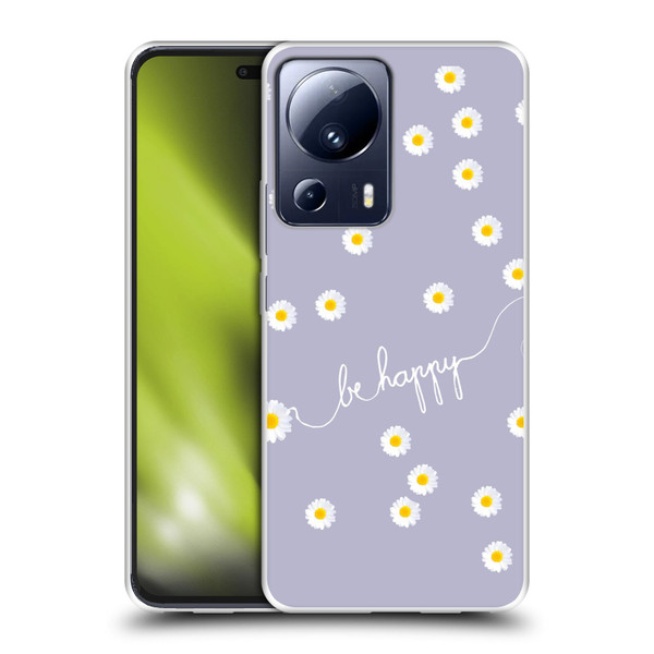 Monika Strigel Happy Daisy Lavender Soft Gel Case for Xiaomi 13 Lite 5G