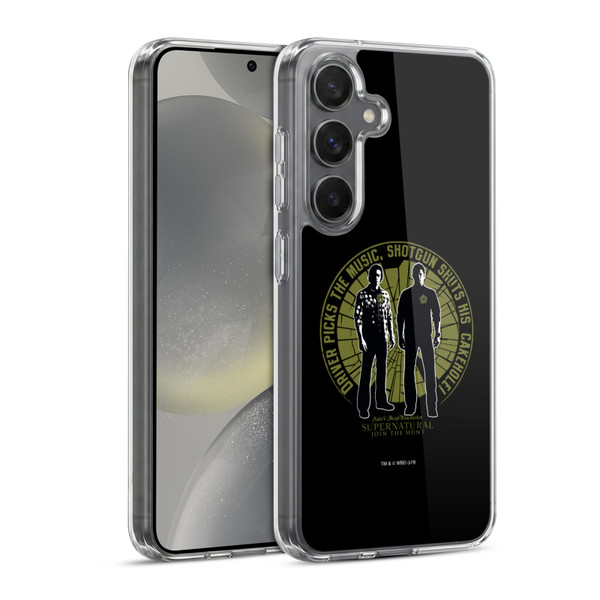 Supernatural Graphic Sam & Dean Soft Gel Case for Samsung Galaxy S24 5G & MagSafe