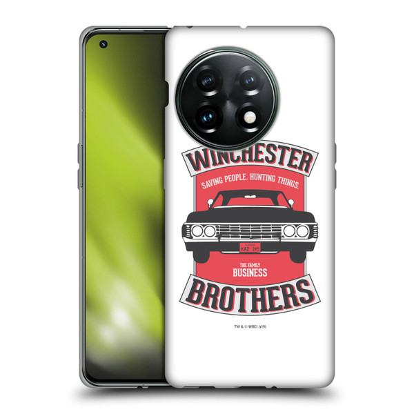 Supernatural Vectors Winchester Brothers 2 Soft Gel Case for OnePlus 11 5G