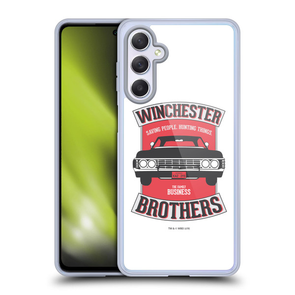 Supernatural Vectors Winchester Brothers 2 Soft Gel Case for Samsung Galaxy M54 5G