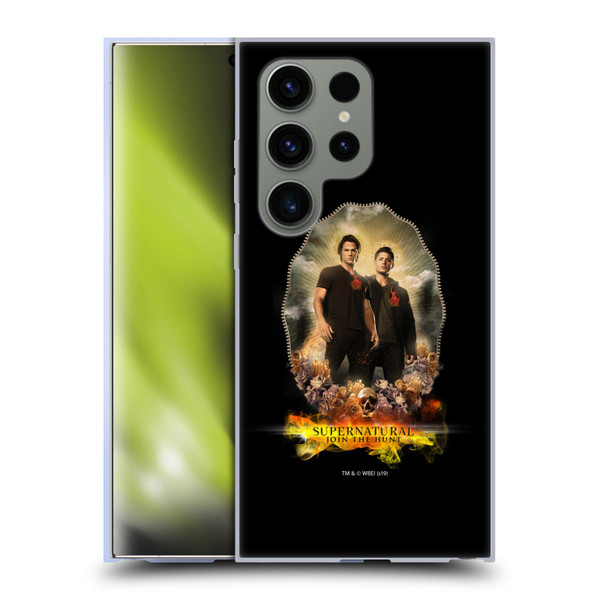 Supernatural Vectors Dean & Sam Halo Soft Gel Case for Samsung Galaxy S24 Ultra 5G