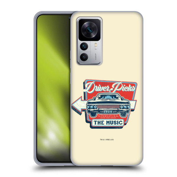 Supernatural Vectors Driver Picks Soft Gel Case for Xiaomi 12T 5G / 12T Pro 5G / Redmi K50 Ultra 5G