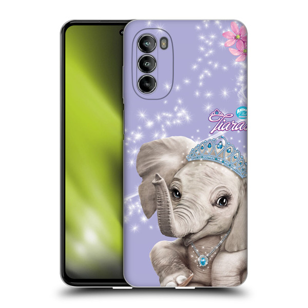 Animal Club International Royal Faces Elephant Soft Gel Case for Motorola Moto G82 5G