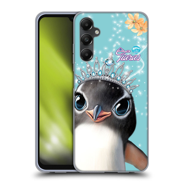 Animal Club International Royal Faces Penguin Soft Gel Case for Samsung Galaxy A05s