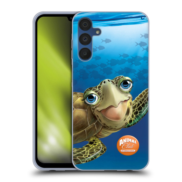 Animal Club International Underwater Sea Turtle Soft Gel Case for Samsung Galaxy A15