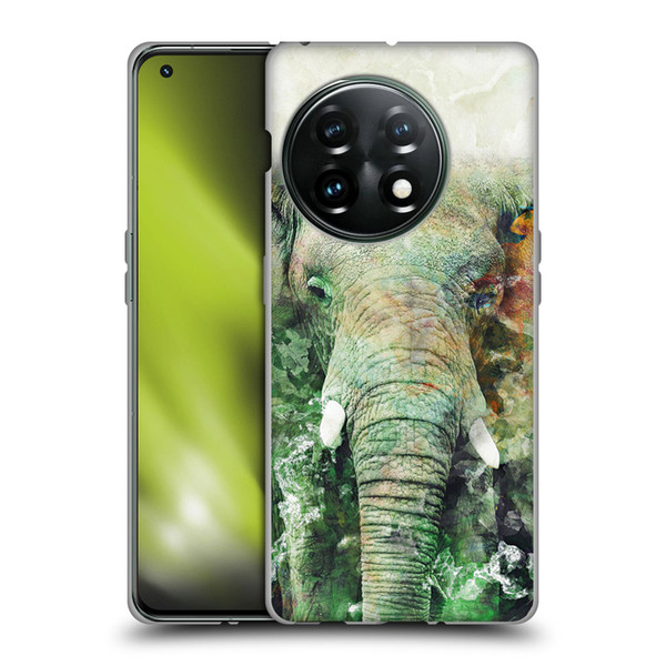Riza Peker Animals Elephant Soft Gel Case for OnePlus 11 5G
