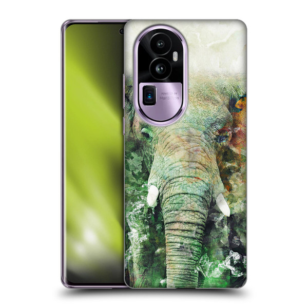 Riza Peker Animals Elephant Soft Gel Case for OPPO Reno10 Pro+