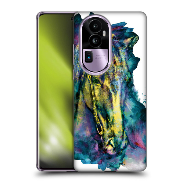 Riza Peker Animals Horse Soft Gel Case for OPPO Reno10 Pro+