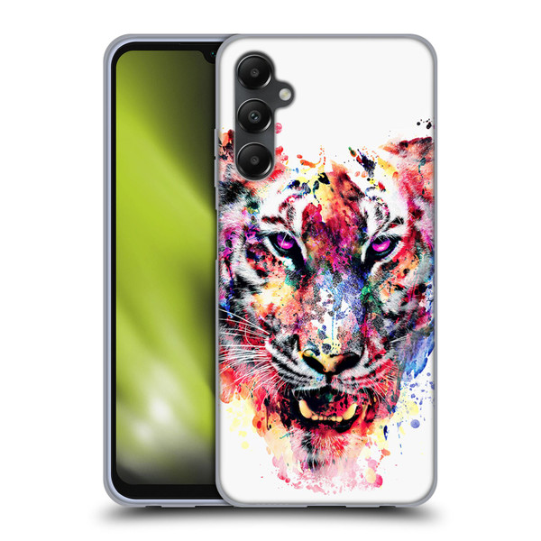 Riza Peker Animals Eye Of The Tiger Soft Gel Case for Samsung Galaxy A05s