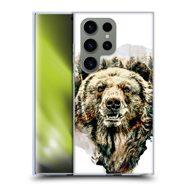 Riza Peker Animals Bear Soft Gel Case for Samsung Galaxy S24 Ultra 5G