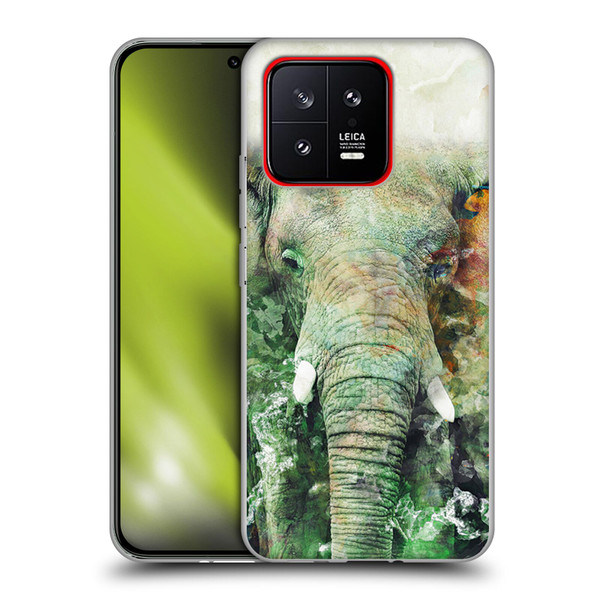 Riza Peker Animals Elephant Soft Gel Case for Xiaomi 13 5G