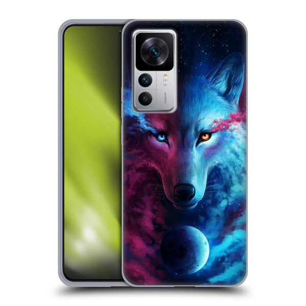 Jonas "JoJoesArt" Jödicke Wildlife Wolf Galaxy Soft Gel Case for Xiaomi 12T 5G / 12T Pro 5G / Redmi K50 Ultra 5G