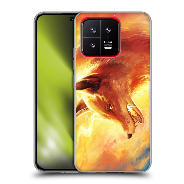 Jonas "JoJoesArt" Jödicke Wildlife Fire Fox Soft Gel Case for Xiaomi 13 5G