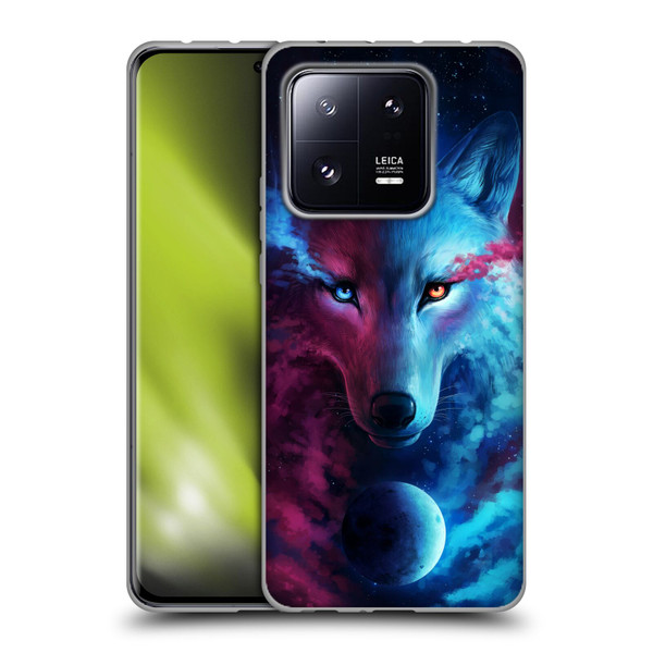 Jonas "JoJoesArt" Jödicke Wildlife Wolf Galaxy Soft Gel Case for Xiaomi 13 Pro 5G