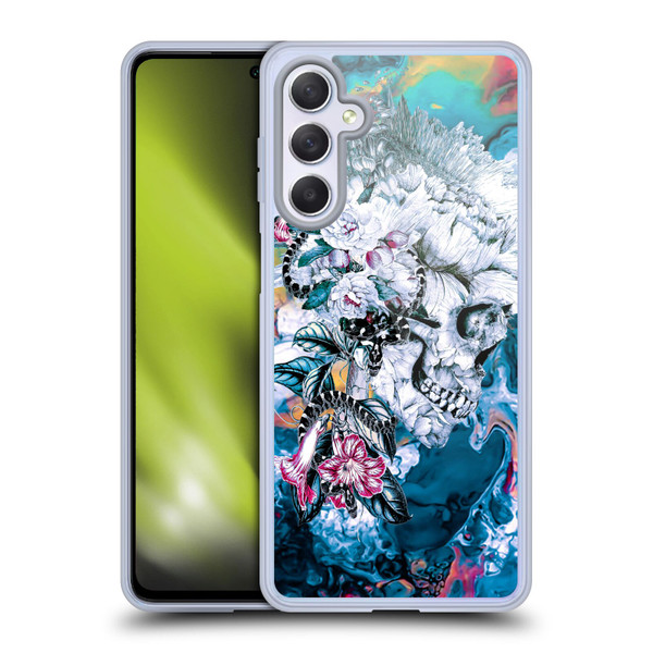 Riza Peker Skulls 9 Memento Mori Soft Gel Case for Samsung Galaxy M54 5G