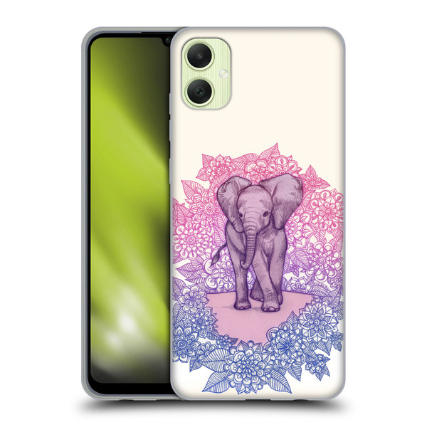 Micklyn Le Feuvre Animals Cute Baby Elephant Soft Gel Case for Samsung Galaxy A05