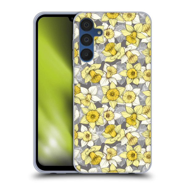 Micklyn Le Feuvre Florals Daffodil Daze Soft Gel Case for Samsung Galaxy A15