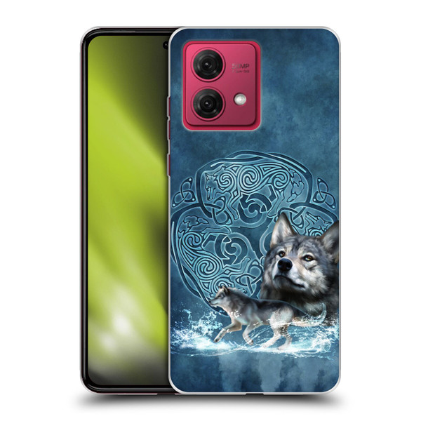 Brigid Ashwood Celtic Wisdom Wolf Soft Gel Case for Motorola Moto G84 5G