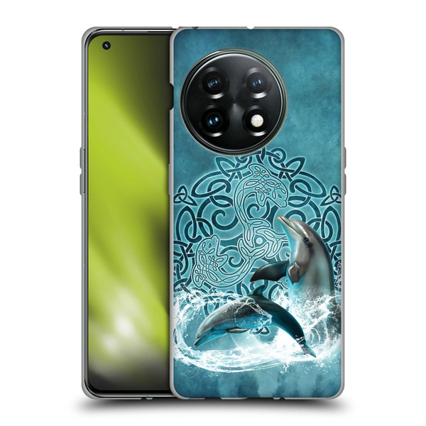 Brigid Ashwood Celtic Wisdom Dolphin Soft Gel Case for OnePlus 11 5G
