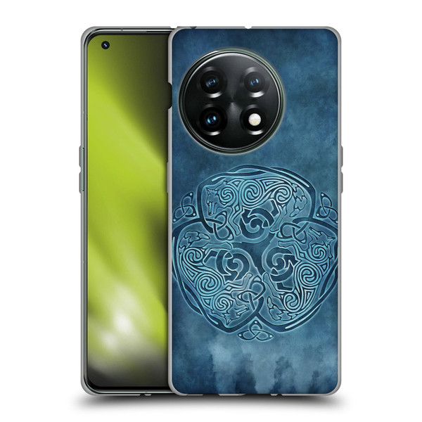 Brigid Ashwood Celtic Wisdom Knot Wolf Soft Gel Case for OnePlus 11 5G