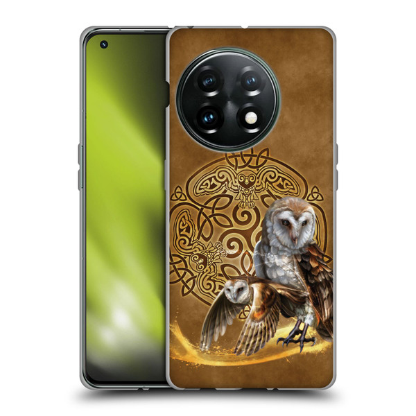 Brigid Ashwood Celtic Wisdom Owl Soft Gel Case for OnePlus 11 5G