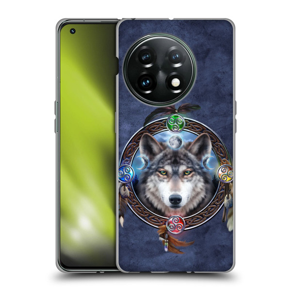 Brigid Ashwood Celtic Wisdom Wolf Guide Soft Gel Case for OnePlus 11 5G