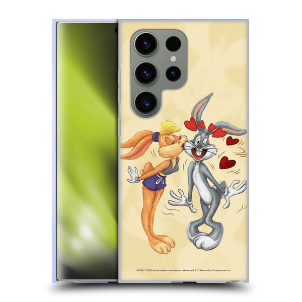 Looney Tunes Season Bugs Bunny And Lola Bunny Soft Gel Case for Samsung Galaxy S24 Ultra 5G